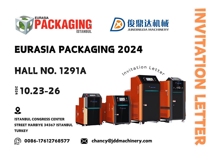 Ruian Jundingda Machinery Co., Ltd. en Eurasia Packaging 2024, Estambul, Turquía